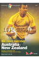 Australia v New Zealand 2010 rugby  Programme